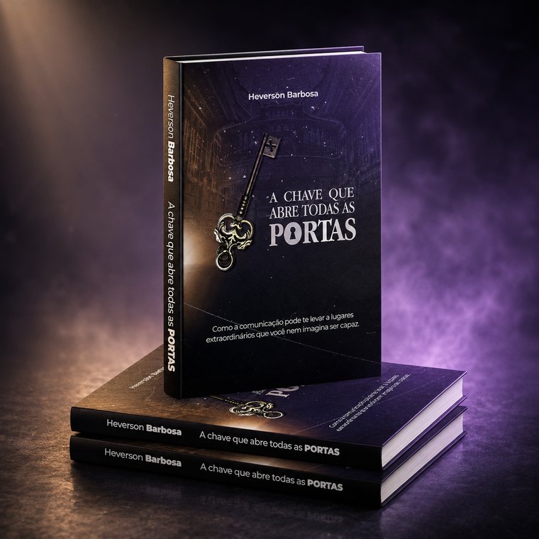 Capa do livro A Chave que Abre Todas as Portas, de Heverson Barbosa
